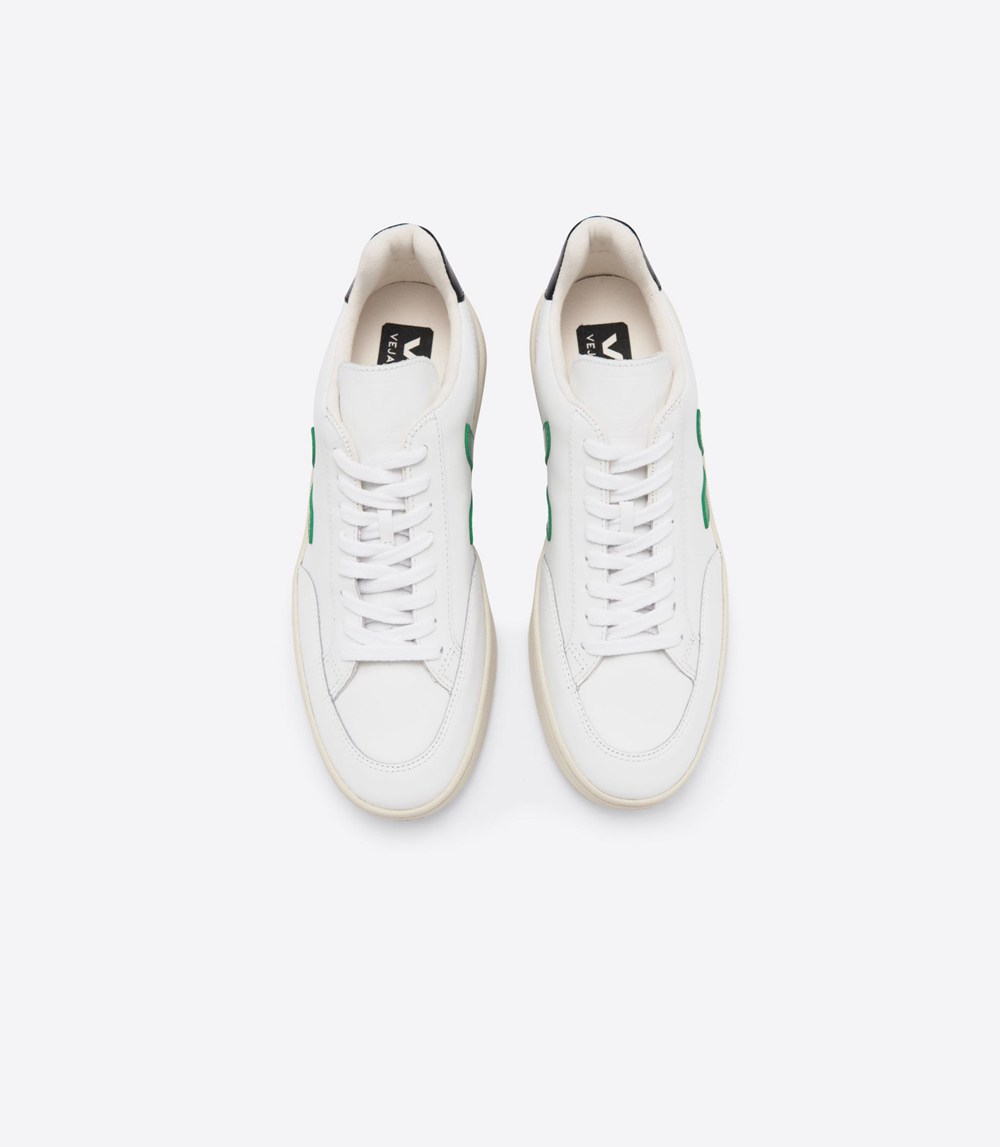 Veja Sneakers Dam - V-12 Läder - Vita - 837902-PUL